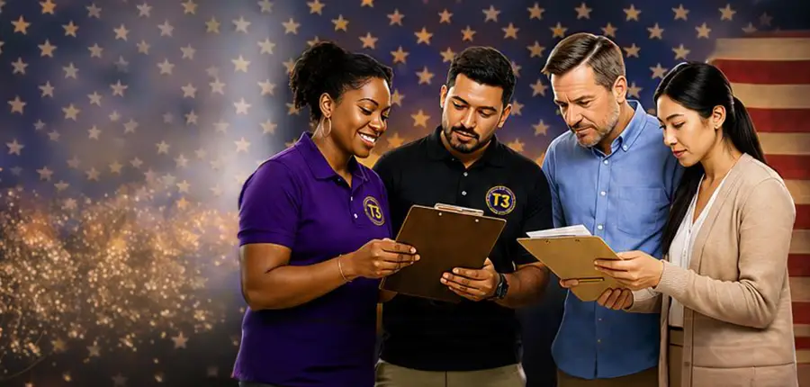 Voter education team