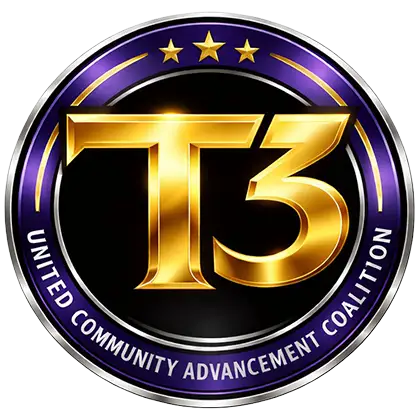 T3 United Community Advancement Coalition Logo